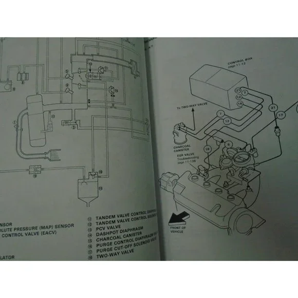 1989 Honda Civic CRX Repair Service Shop Repair Workshop Manual New
